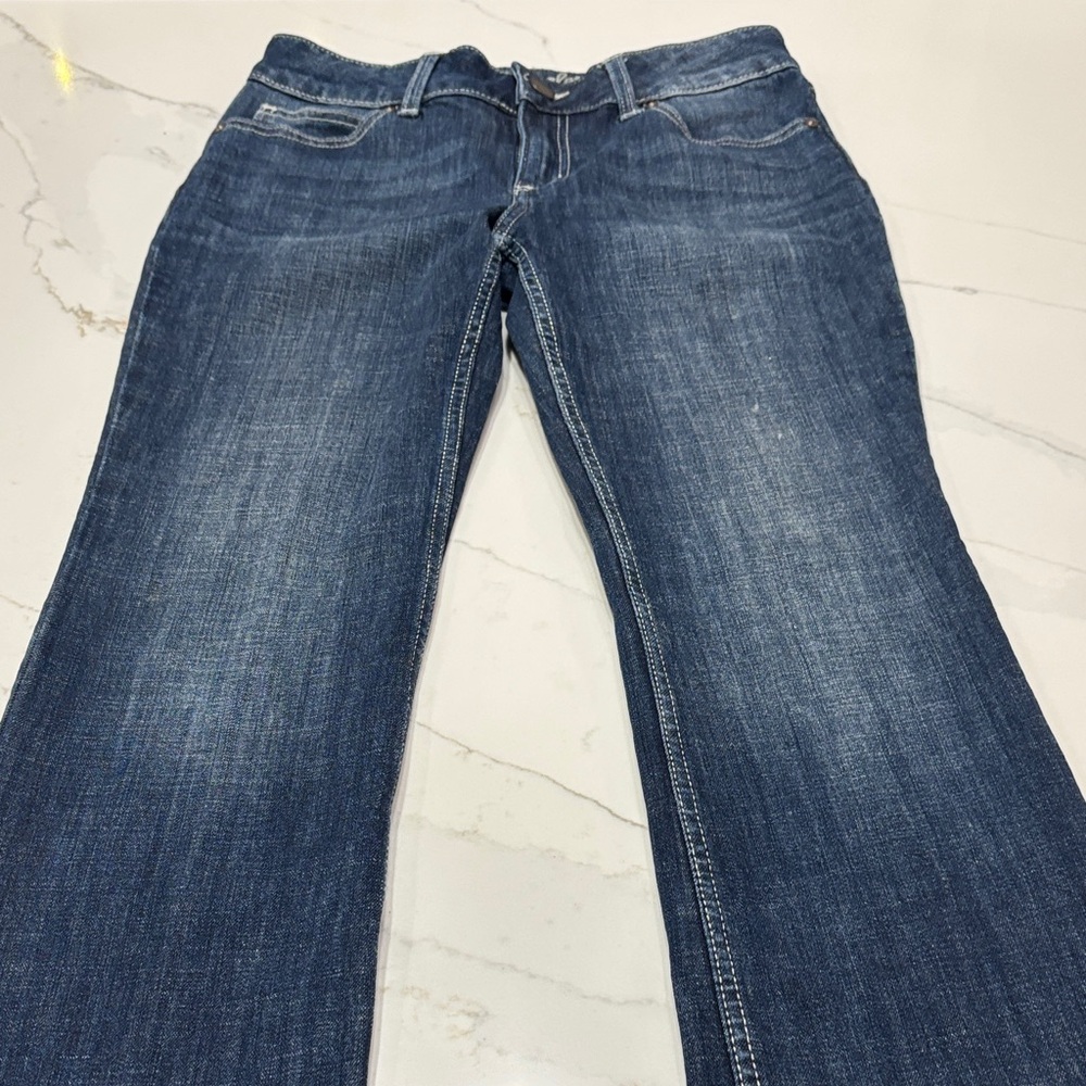 Wrangler Boot Cut Jeans in Indigo Blue - Picture 2 of 16